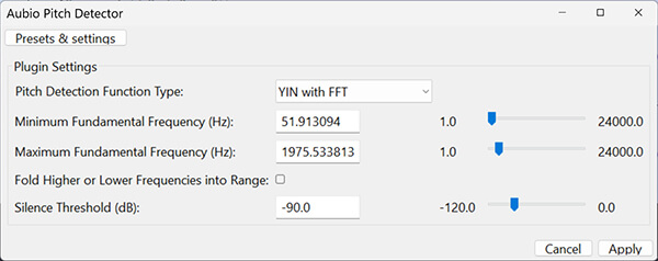 Find WAV MIDI Data in Audacity