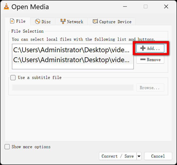 Vlc Add Wav Files