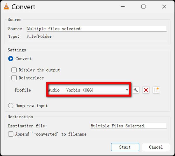 Vlc Output Ogg