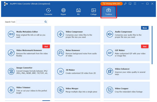 Anymp4 Video Converter Ultimate Toolbox