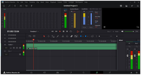 Fairlight Edit Audio