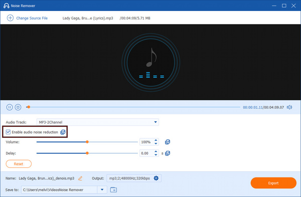 Enable Noise Reduction