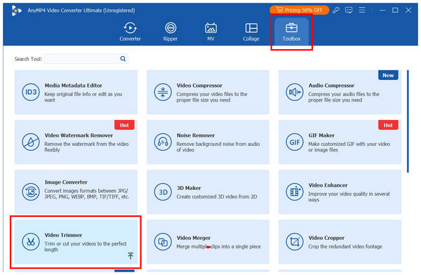 Anymp4 Video Converter Ultimate Toolbox