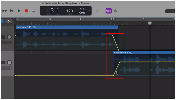 Crossfade Second Audio