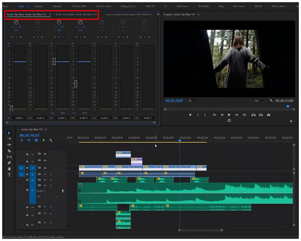 Audio Mixer Select Mixer