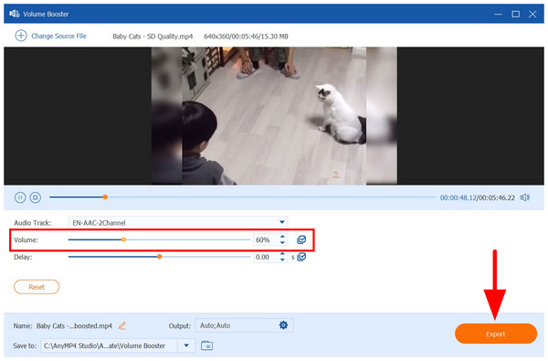Anymp4 Video Converter Ultimate Export