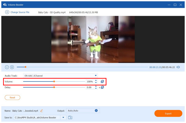 Anymp4 Video Converter Ultimate Reduce Volume