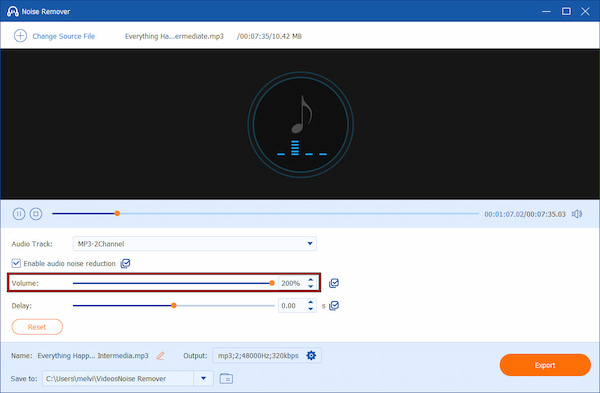 Increas Podcast Volume
