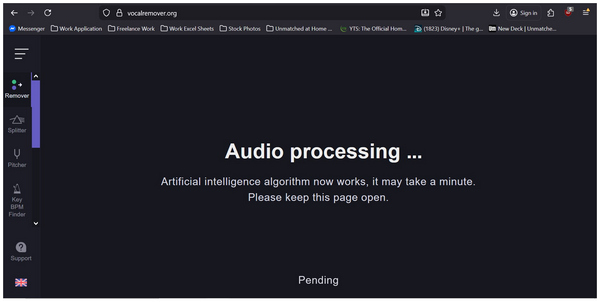 Vocalremover Audio Processing