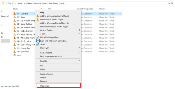 Windows File Properties