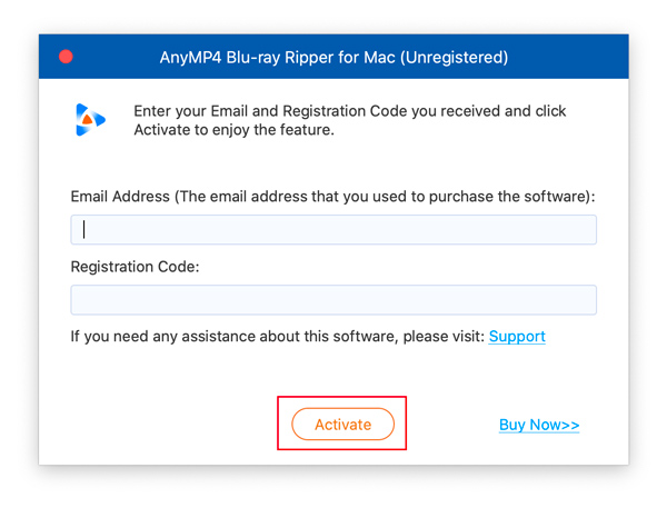 Attiva il software