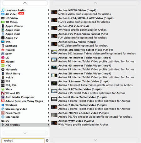 Select profile