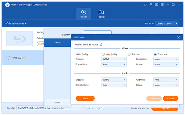 Configuración de la salida