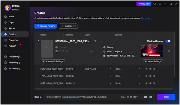 Dvd Blu Ray Creator