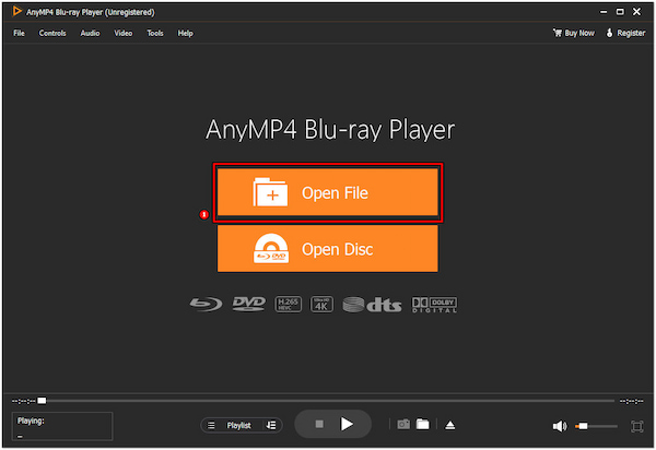 Load Blu-ray for Playback
