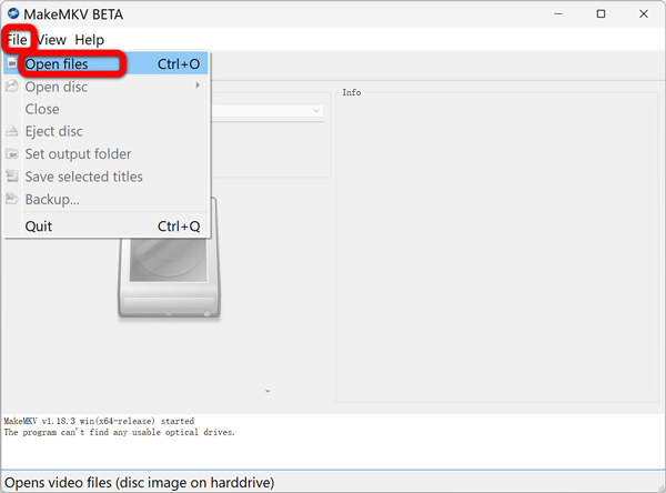 Add Blu Ray BDMV To MakeMKV