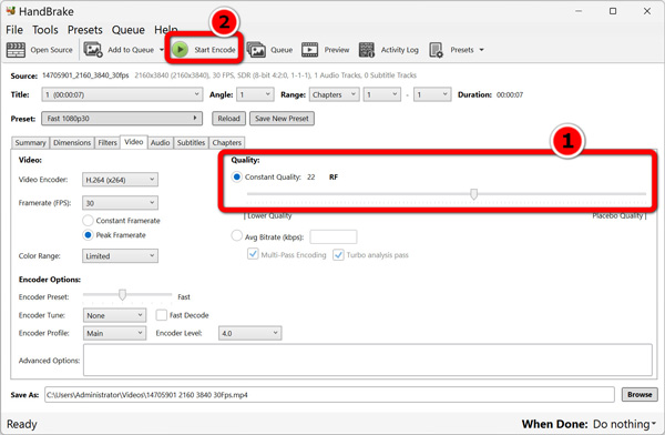 Blu-ray-video's converteren en comprimeren in Handbrake
