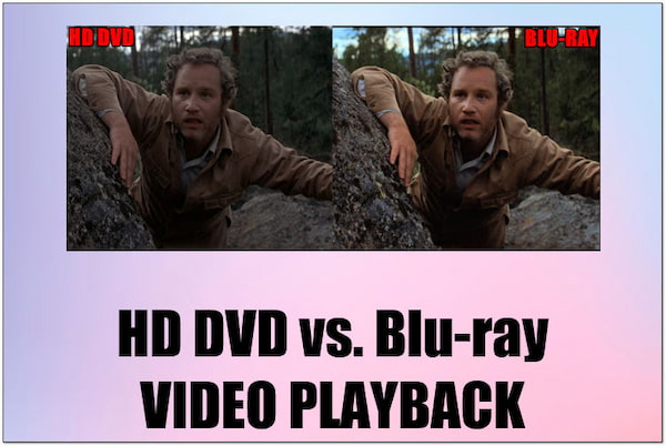 Reprodução HD DVD versus Blu-ray