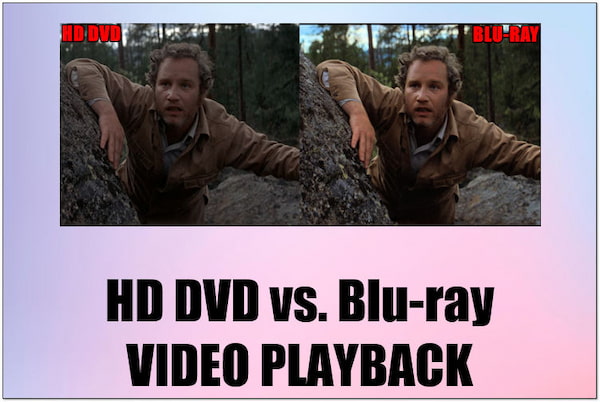 Uppspelning av HD DVD vs Blu-ray