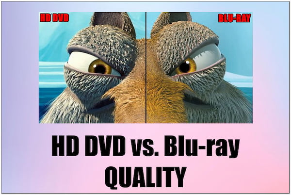 HD DVD vs Blu-ray kvalitet
