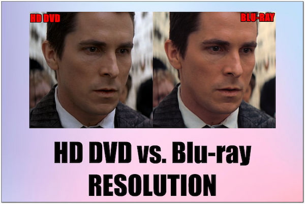 Rozlišení HD DVD vs Blu-ray