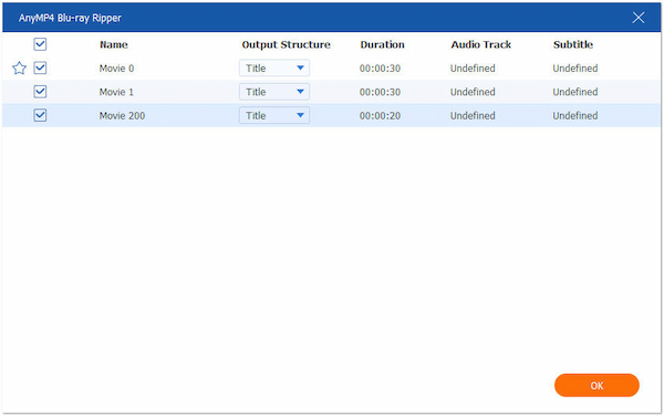 Rip Blu-ray naar Plex AnyMP4 Select