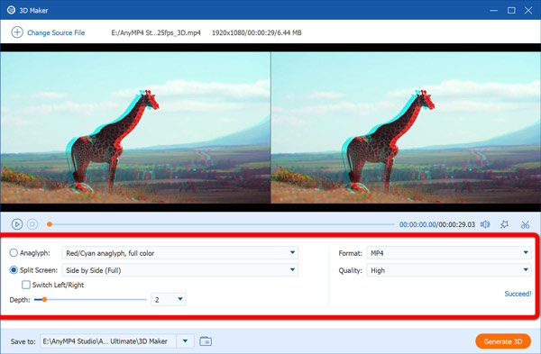 Luo 3D-video