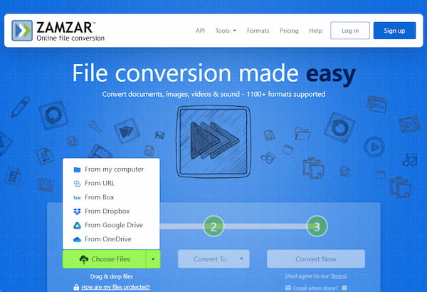 Zamzar Different Ways To Import 3gp