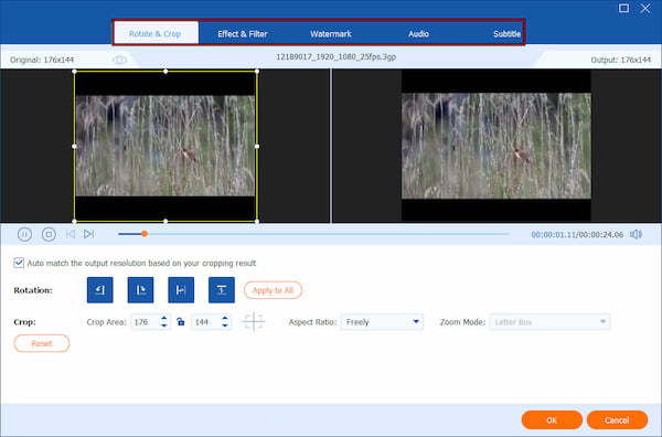 Edit Video In Anymp4 Video Converter Ultimate