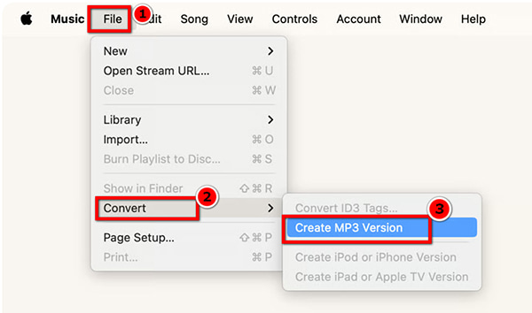 Create MP3 Version In Apple Music On Mac