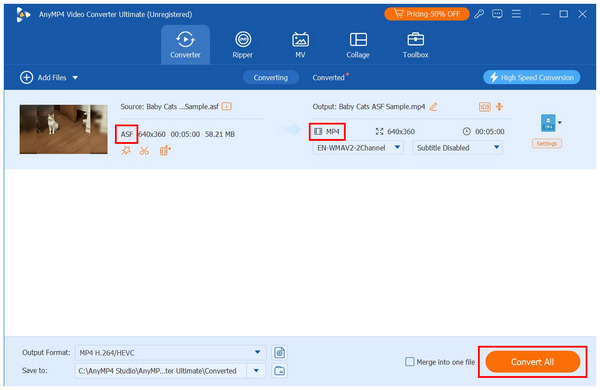 Anymp4 Video Converter Ultimate Convert All