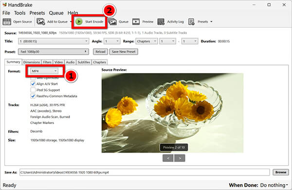 Handbrake Avi Converter