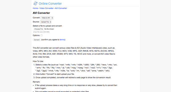 Online konvertor