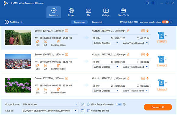Anymp4 Avi To Mp4 Converter