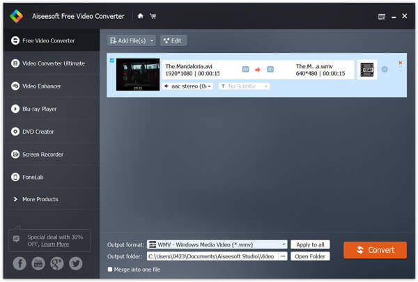 Vapaa Video Converter