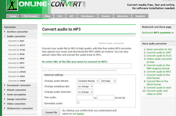 Convertire online