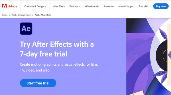 After Effects gratis prøveversjon