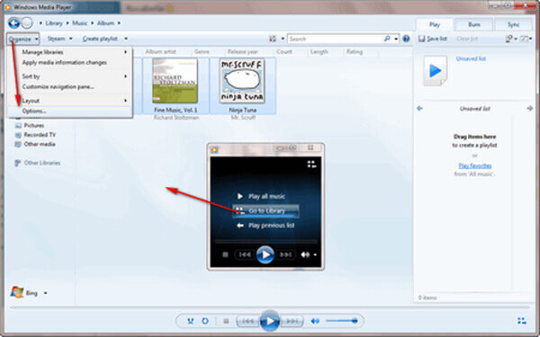 Windows media player