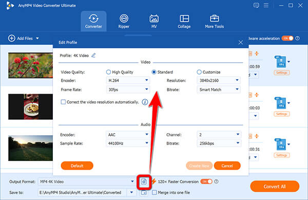 Adjust MP4 Parameters