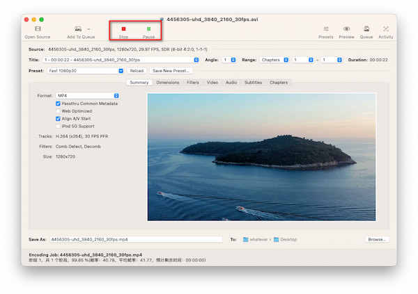 Handbrake Start Avi To Mp4 Conversion Mac