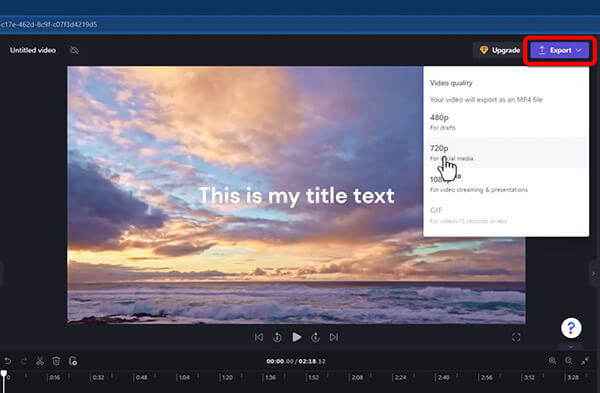 Export Mp3 As Video In Clipchamp