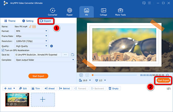 Export Mp3 To Video