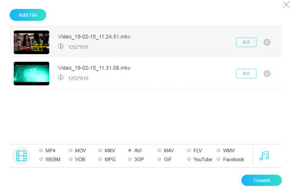 Converteer MP4 naar AVI met Vidmore Video Converter