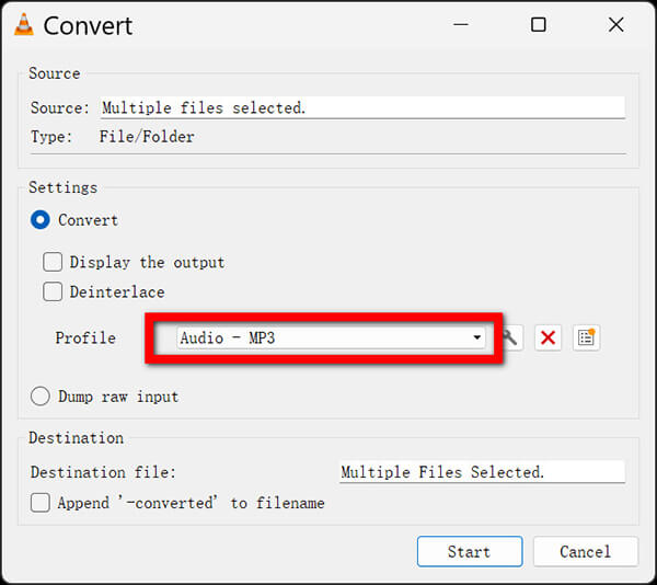 Vlc Output Mp3