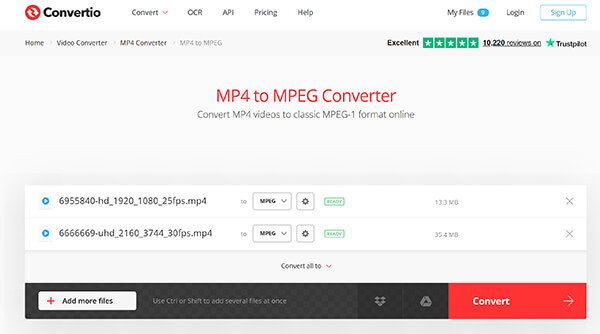 Convertio Convert Mp4 To Mpeg