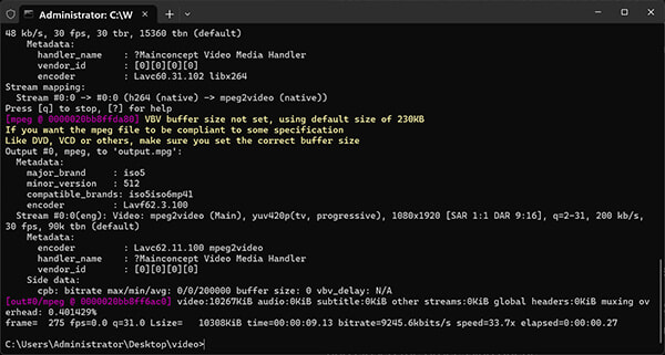 Ffmpeg Convert Mp4 To Mpeg
