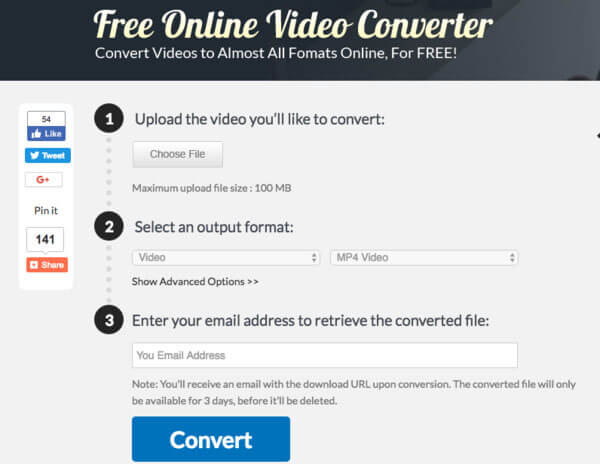 Vapaa Online Video Converter