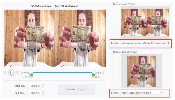 Videoproc Converter 3D 2D Conversion