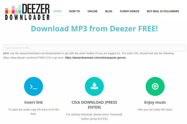 deezer playlist to mp3 online