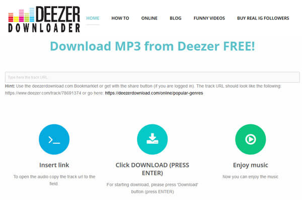 deezer download mp3 online